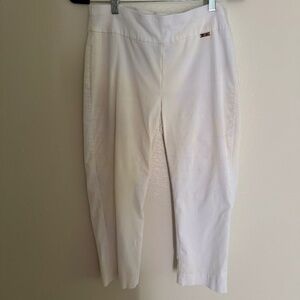 White Capri Pants